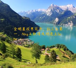 全明星投票完毕，IG三人第一，Ning王取得成功追上Sofm