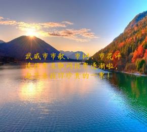 武威市市歌、市树、市花评选投票互联网投票逐渐啦，赶紧来投你珍贵的一票！